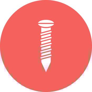 Screw Vector Icon