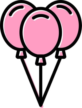 Ballons Vector Icon