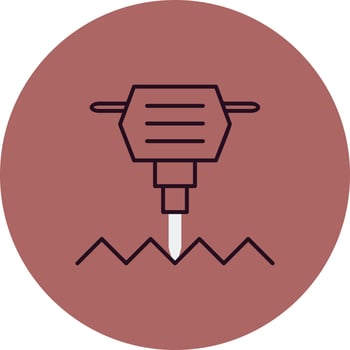 Jackhammer Vector Icon