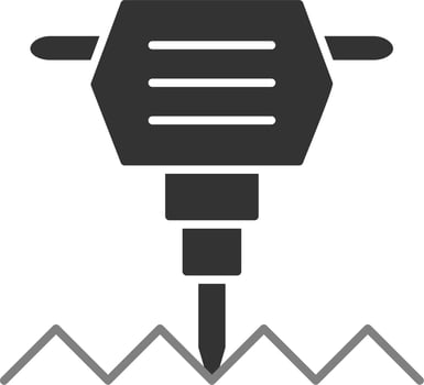 Jackhammer Vector Icon