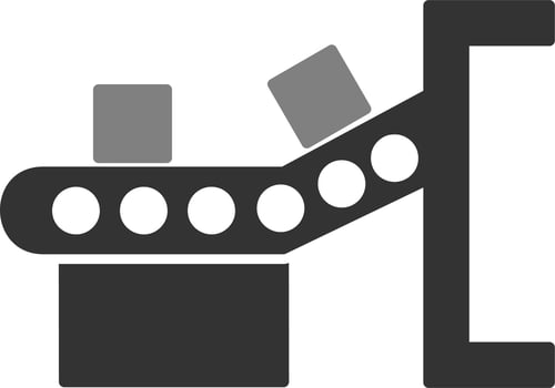 Conveyor belt Vector Icon
