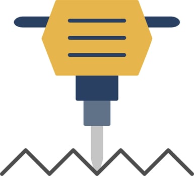 Jackhammer Vector Icon