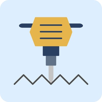 Jackhammer Vector Icon