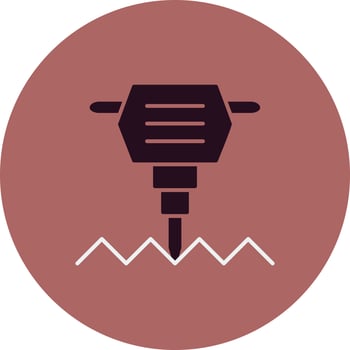 Jackhammer Vector Icon