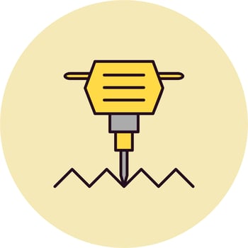 Jackhammer Vector Icon