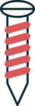 Screw Vector Icon