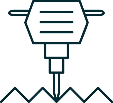 Jackhammer Vector Icon
