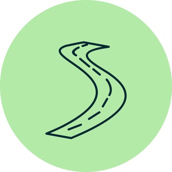 Road Vector Icon