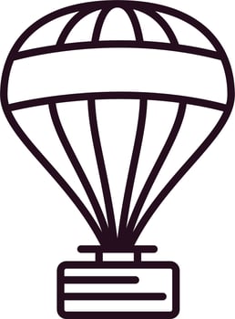 Hot air ballon Vector Icon