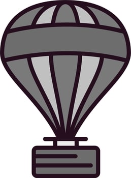 Hot air ballon Vector Icon