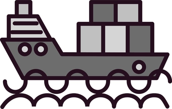 Ship Vector Icon