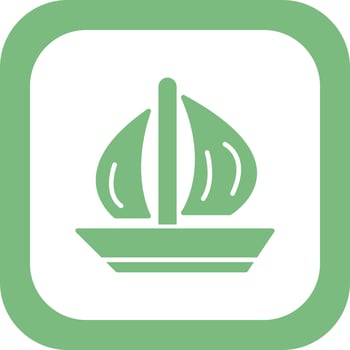 Sail boat Vector Icon