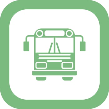 School bus Vector Icon