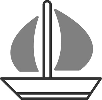 Sail boat Vector Icon