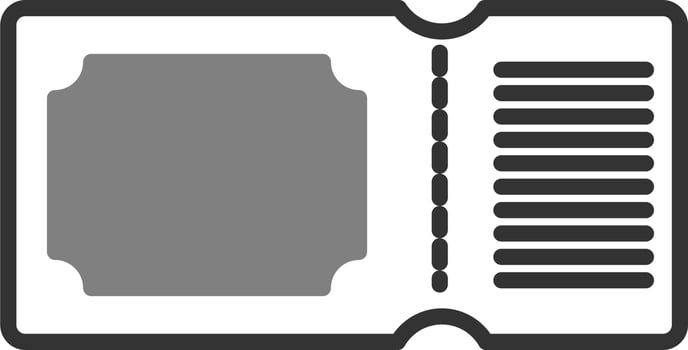 Ticket Vector Icon