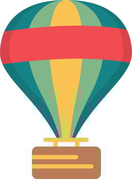 Hot air ballon Vector Icon