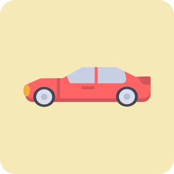Sports car Vector Icon
