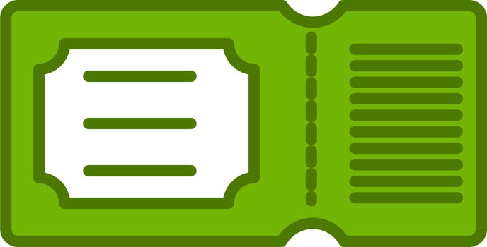 Ticket Vector Icon