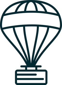 Hot air ballon Vector Icon