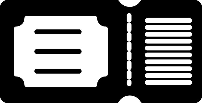 Ticket Vector Icon