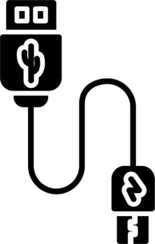 Usb cable Vector Icon