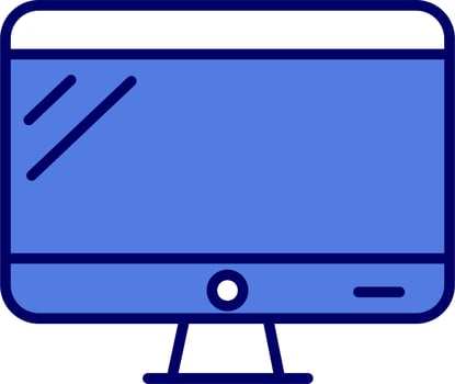 Monitor Vector Icon