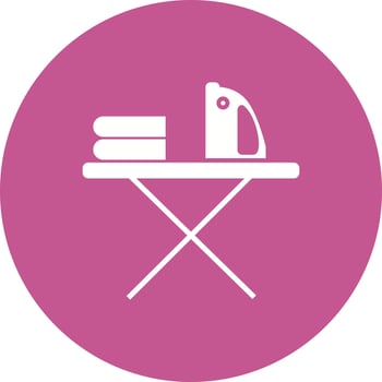 Electric iron Vector Icon