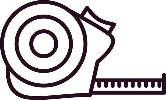Measuring tape Vector Icon