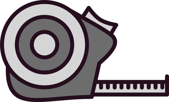 Measuring tape Vector Icon