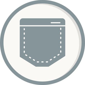 Pocket Vector Icon