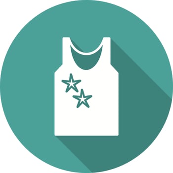 Sleeveless shirt Vector Icon