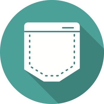 Pocket Vector Icon