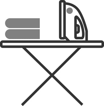 Electric iron Vector Icon