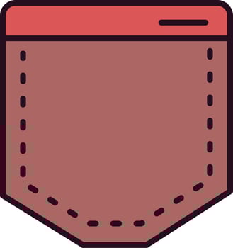 Pocket Vector Icon