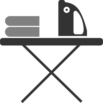 Electric iron Vector Icon