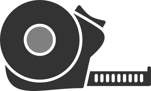 Measuring tape Vector Icon