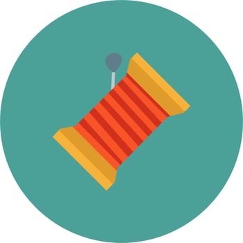 Thread spool Vector Icon