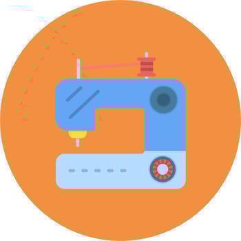 Sewing machine Vector Icon