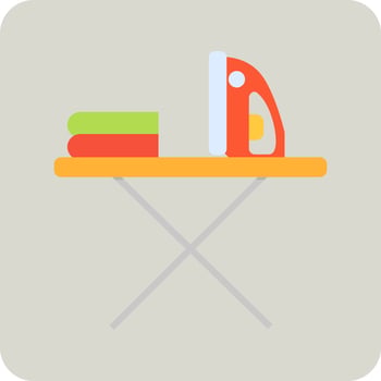 Electric iron Vector Icon