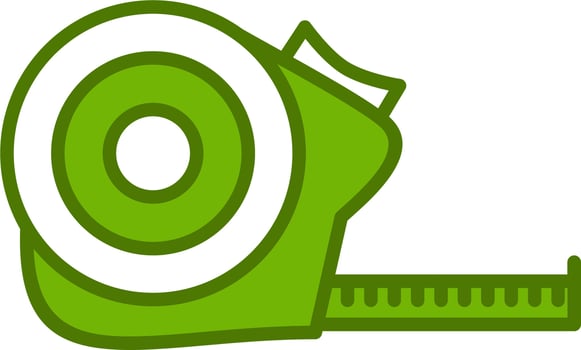 Measuring tape Vector Icon