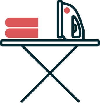 Electric iron Vector Icon