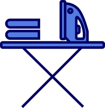 Electric iron Vector Icon