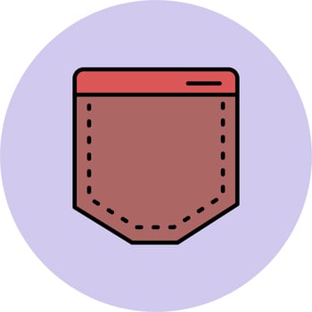 Pocket Vector Icon