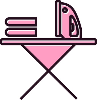 Electric iron Vector Icon