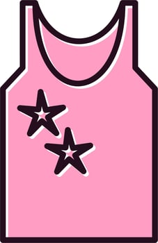 Sleeveless shirt Vector Icon
