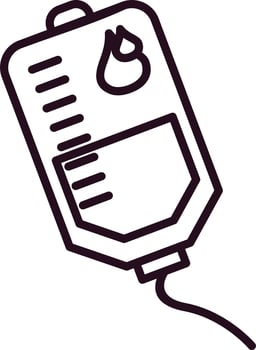 Blood bag Vector Icon