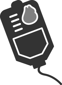 Blood bag Vector Icon