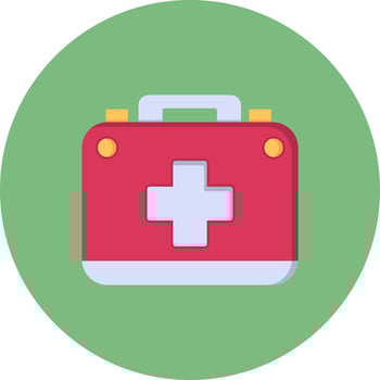 First aid kit Vector Icon