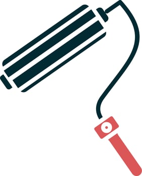 Paint roll Vector Icon
