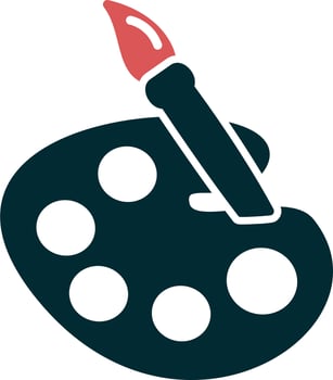 Palette Vector Icon